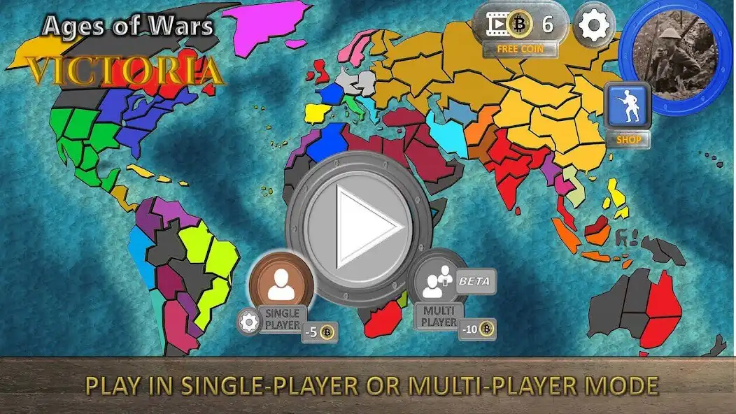 Play Ages of Wars: Victoria as an online game Ages of Wars: Victoria with UptoPlay