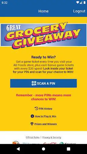 Play AG Foods Grocery Giveaway as an online game AG Foods Grocery Giveaway with UptoPlay