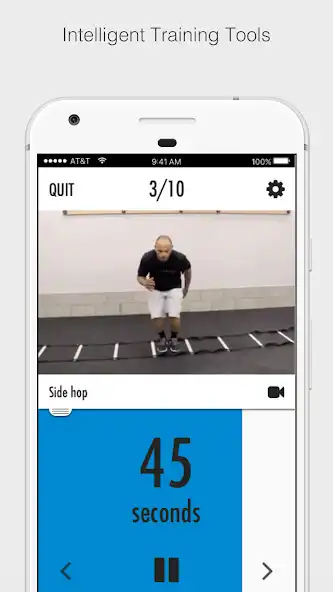 Play Agility Ladder - develop footwork & speed  and enjoy Agility Ladder - develop footwork & speed with UptoPlay