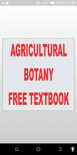 Play AGRICULTURAL BOTANY  FREE TEXTBOOK  and enjoy AGRICULTURAL BOTANY  FREE TEXTBOOK with UptoPlay
