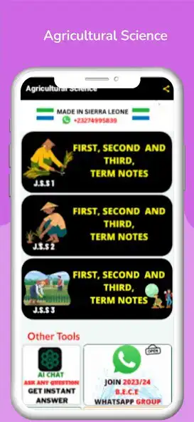 Play Agricultural Science (JSS1-3)  and enjoy Agricultural Science (JSS1-3) with UptoPlay