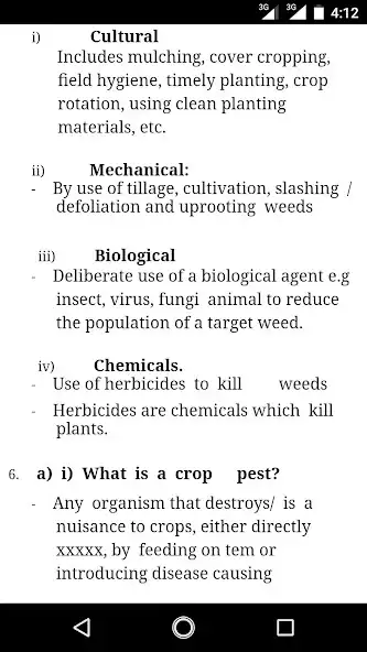 Play Agriculture Form 1-4 Notes QA as an online game Agriculture Form 1-4 Notes QA with UptoPlay
