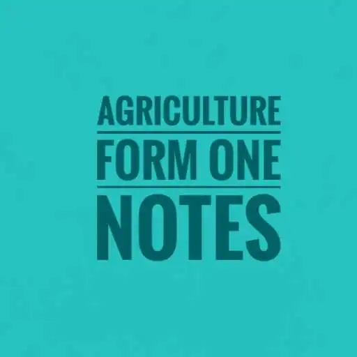 Play Agriculture: form one notes APK