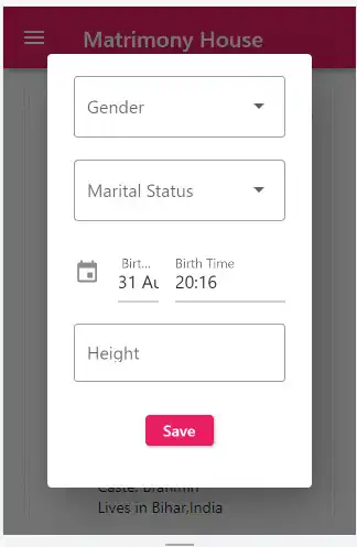 Play Agri Matrimony as an online game Agri Matrimony with UptoPlay