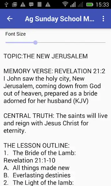 Play Ag Sunday School Lesson App  and enjoy Ag Sunday School Lesson App with UptoPlay