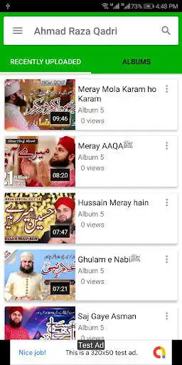 Play Ahmad Raza Qadri Naats  and enjoy Ahmad Raza Qadri Naats with UptoPlay