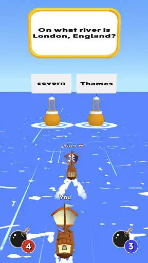 Play AHOY:Trivia Game and Pirates Cannon Battle  and enjoy AHOY:Trivia Game and Pirates Cannon Battle with UptoPlay