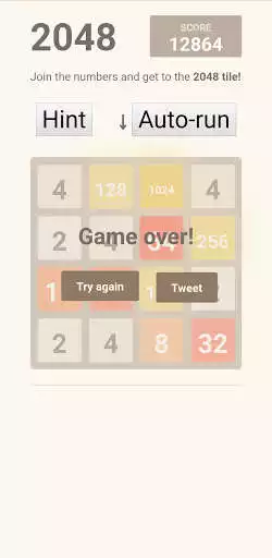 Play AI 2048 as an online game AI 2048 with UptoPlay