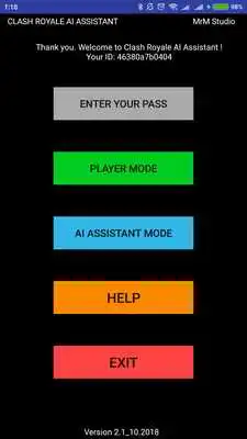 Play AI Assistant for Clash Royale