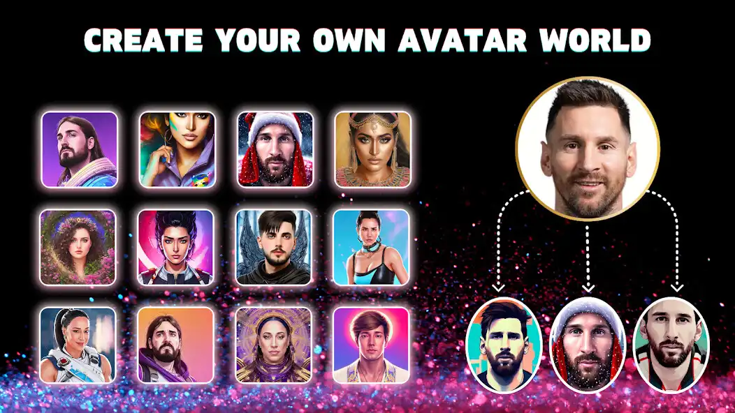 Play AI Avatar Maker - Profile Pic  and enjoy AI Avatar Maker - Profile Pic with UptoPlay