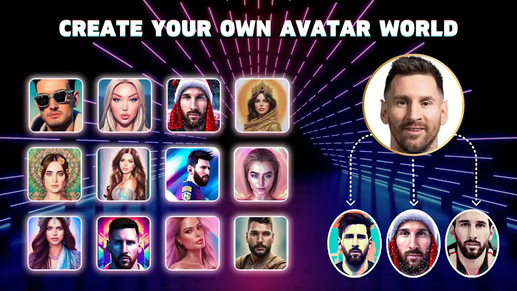 Play AI Avatars Maker  and enjoy AI Avatars Maker with UptoPlay