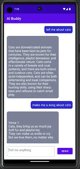 Play AI Buddy as an online game AI Buddy with UptoPlay