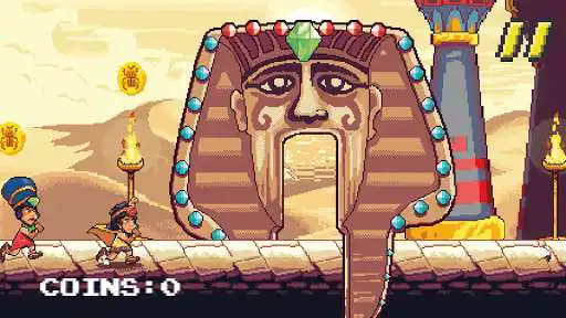 Play Aida and the magic run as an online game Aida and the magic run with UptoPlay