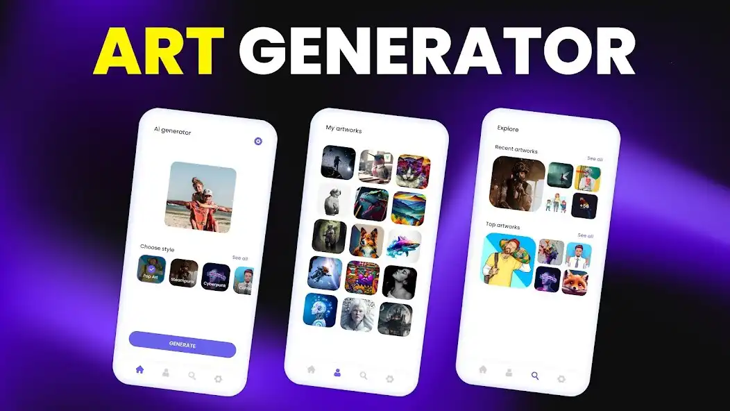 Play AI Generator - Art from photo  and enjoy AI Generator - Art from photo with UptoPlay