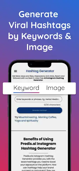 Play AI Hashtag Generator by Predis as an online game AI Hashtag Generator by Predis with UptoPlay