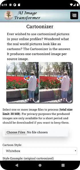 Play AI Image Transformer as an online game AI Image Transformer with UptoPlay