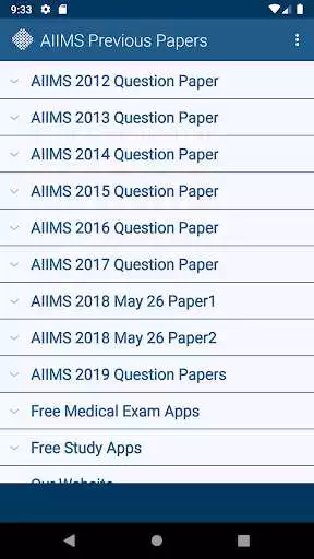 Play AIIMS Previous Papers  and enjoy AIIMS Previous Papers with UptoPlay