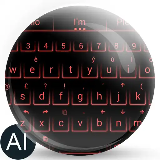 Play AI Keyboard Theme Neon Red APK Play AI Keyboard Theme Neon Red APK