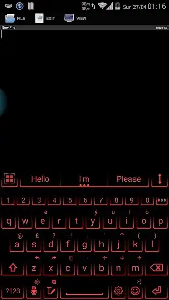 Play AI Keyboard Theme Neon Red  and enjoy AI Keyboard Theme Neon Red with UptoPlay