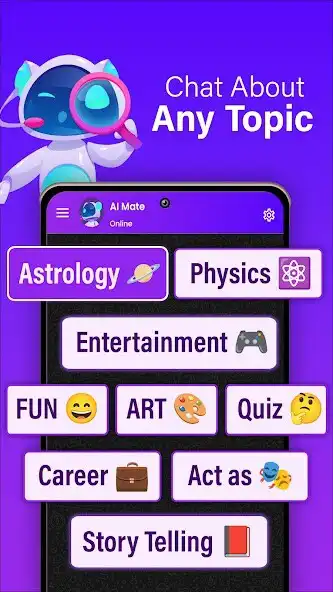 Play AI Mate: AI Chat Bot as an online game AI Mate: AI Chat Bot with UptoPlay