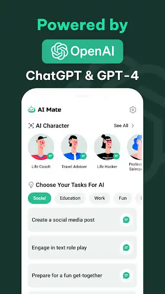 Play AI Mate: Chat with GPT Chatbot as an online game AI Mate: Chat with GPT Chatbot with UptoPlay