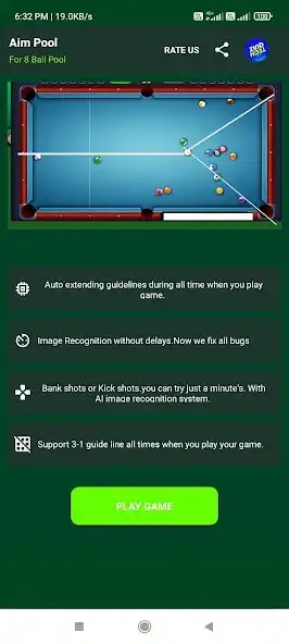 Play Aim pool- Guideline for 8 BP as an online game Aim pool- Guideline for 8 BP with UptoPlay