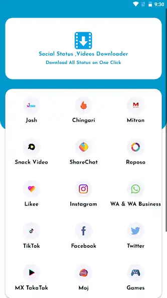 Play AIO Social Status Saver as an online game AIO Social Status Saver with UptoPlay
