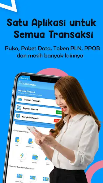 Play AIO UsahaKu: Agen Pulsa  PPOB  and enjoy AIO UsahaKu: Agen Pulsa  PPOB with UptoPlay