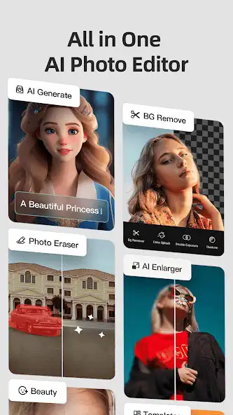 Play AI Photo Editor, Collage-Fotor  and enjoy AI Photo Editor, Collage-Fotor with UptoPlay