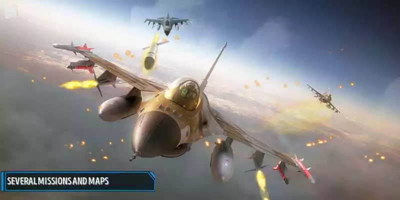 Play Air Attack F16 VS F18 Jet Fighter