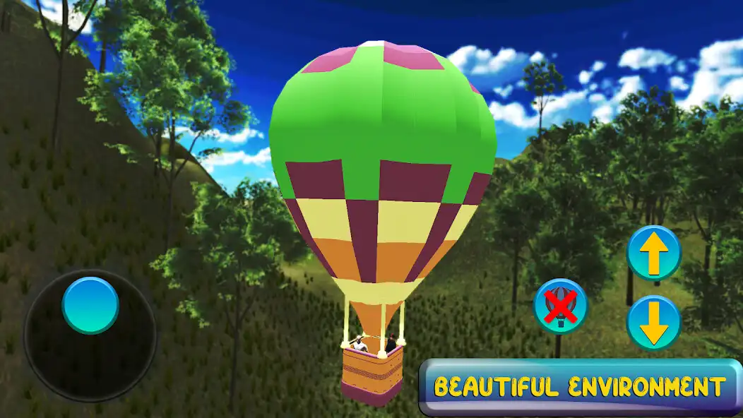 Play Air Balloon: Taxi Simulator as an online game Air Balloon: Taxi Simulator with UptoPlay