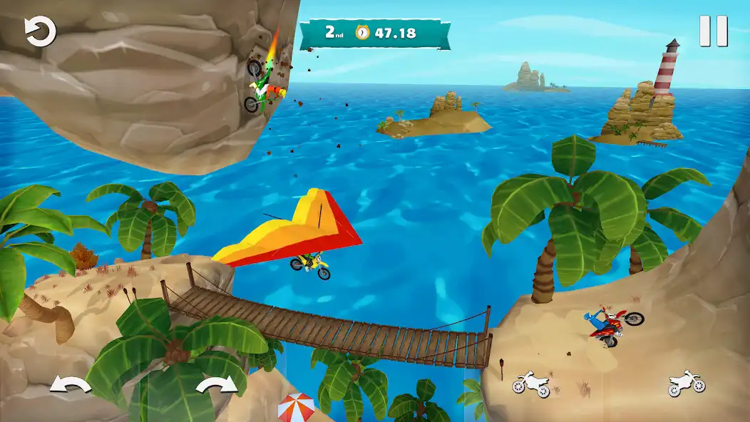 Play Airborne Motocross Bike Racing  and enjoy Airborne Motocross Bike Racing with UptoPlay
