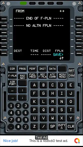 Play Airbus MCDU as an online game Airbus MCDU with UptoPlay