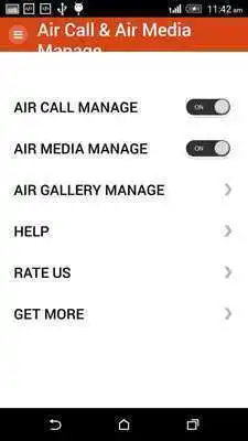 Play Air call and Media Manage