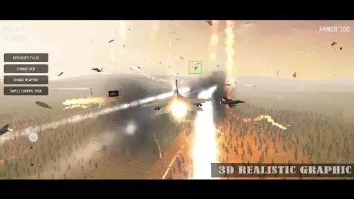 Play Air combat 2021 : 3D Air plane Battle Offline Game as an online game Air combat 2021 : 3D Air plane Battle Offline Game with UptoPlay