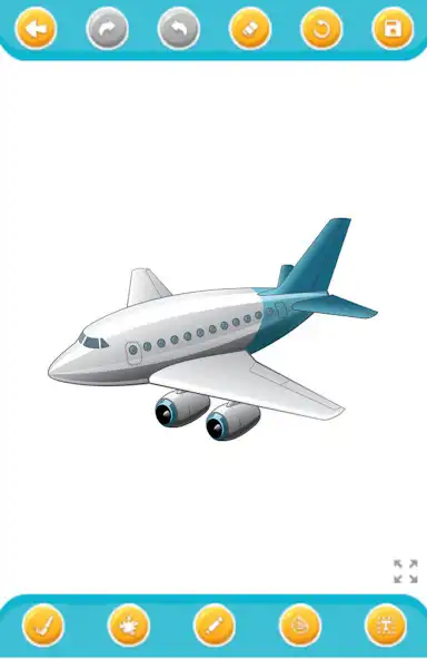 Play aircraft coloring book as an online game aircraft coloring book with UptoPlay