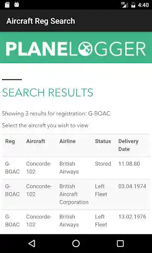 Play APK Aircraft Registration Search  and enjoy Aircraft Registration Search with UptoPlay com.PlaneLogger.AircraftRegSearch
