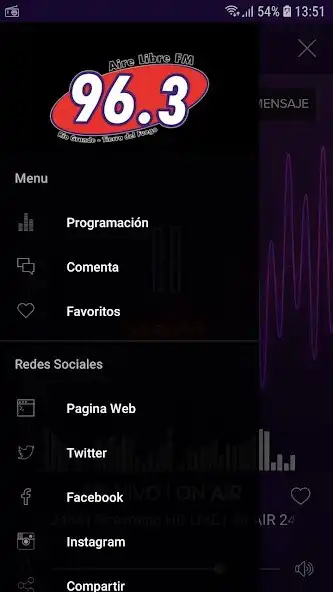 Play Aire Libre FM 96.3  and enjoy Aire Libre FM 96.3 with UptoPlay