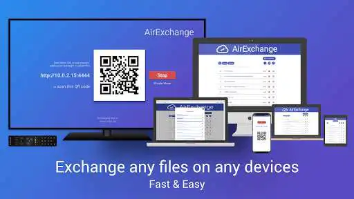 Play AirExchange: Send files to TV  and enjoy AirExchange: Send files to TV with UptoPlay