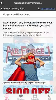 Play Air Force 1 Air Heating and Air Conditioning