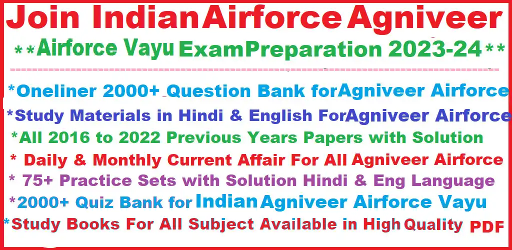 Play Airforce Agniveer Exam 2023-24  and enjoy Airforce Agniveer Exam 2023-24 with UptoPlay