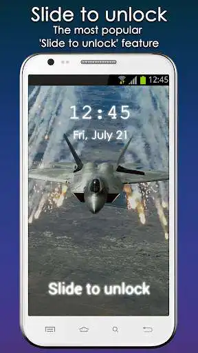 Play Air Force Lock Screen as an online game Air Force Lock Screen with UptoPlay