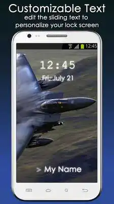 Play Air Force Lock Screen