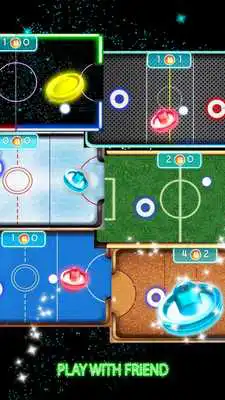 Play Air Glow Hockey