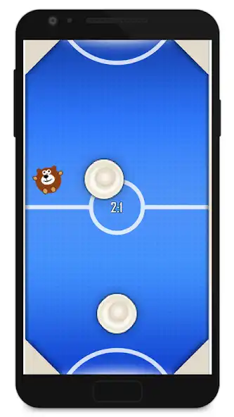 Play Air Hockey 1 as an online game Air Hockey 1 with UptoPlay