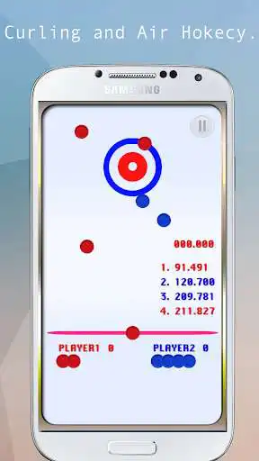Play AirHockeyCurling  and enjoy AirHockeyCurling with UptoPlay