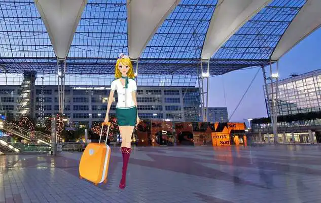 Play Air Hostess dress up  and enjoy Air Hostess dress up with UptoPlay