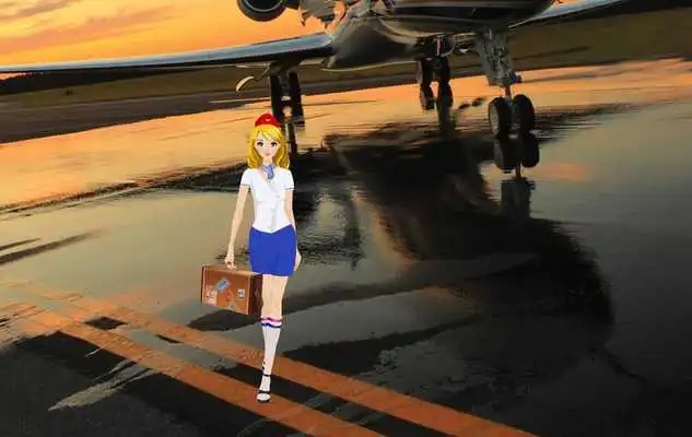 Play Air Hostess dress up as an online game Air Hostess dress up with UptoPlay