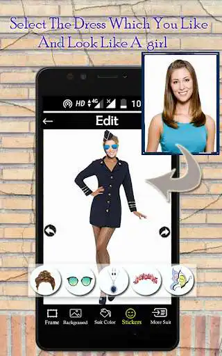 Play Air Hostess Photo Montage
