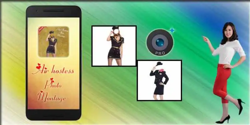 Play Air Hostess Photo Montage